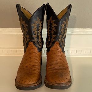 Men’s Justin Boots FQ Ostrich Tekno Crepe Sole